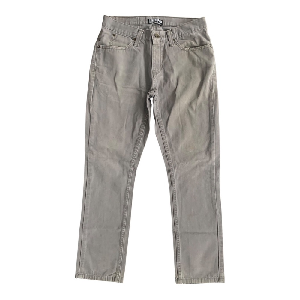 Free World Messenger Skinny Jeans Grey 31